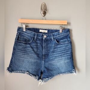 Current/Elliott Admiral Cut Off Denim Jean Shorts Size 28
